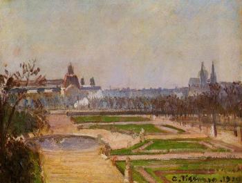 Camille Pissarro : The Tuileries and the Louvre